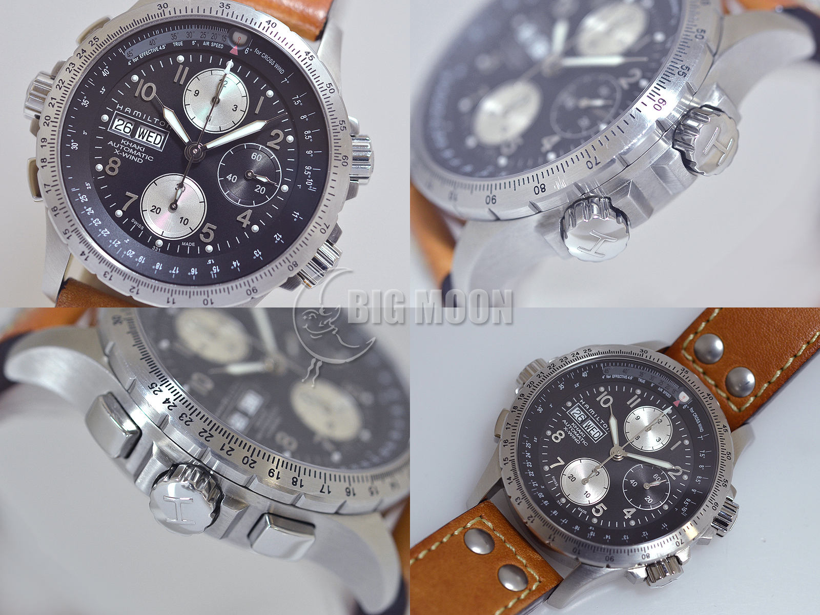 HAMILTON ハミルトン カーキ・X-WIND・クロノグラフ 型式:H77616533 HAMILTON ハミルトン カーキ・X-WIND・クロノグラフ 型式:H77616533